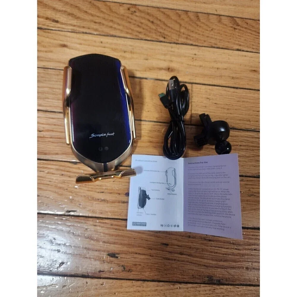 R2 Smart Sensor Wireless Car Charger/Phone Holder